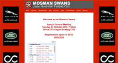 Desktop Screenshot of mosmanswans.com.au